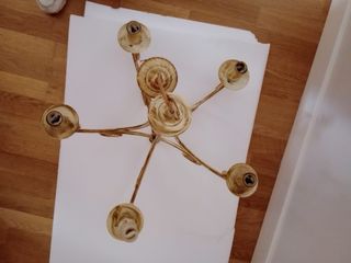 Palanganero antiguo forja con espejo