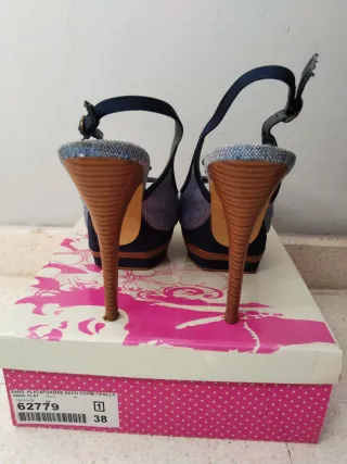 Zapatos Marypaz Talla 38 color jeans (vaquero).