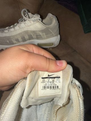 Zapatillas Nike Air Max Hombre Beige/Blanco