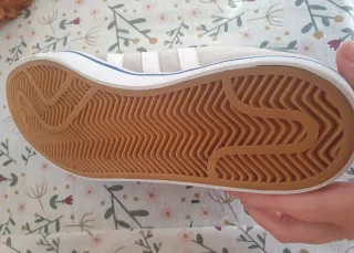 Tenis Adidas Campus Vulc Gris y Azul