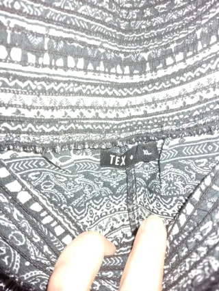 Pantalón ancho estampado