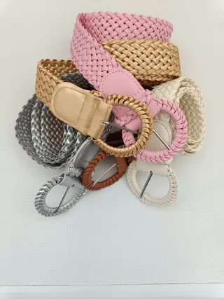 Set 5 Cinture Donna Intrecciate