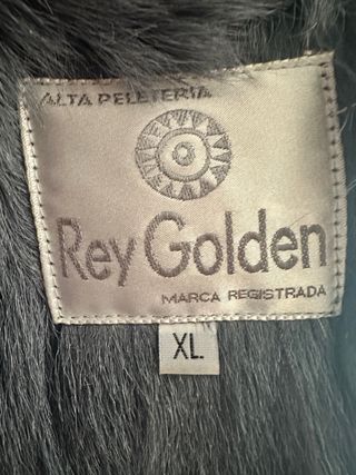 Abrigo de piel auténtica con pelo