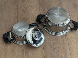 Set di pentole in acciaio inossidabile