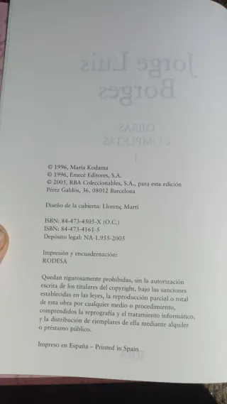 Obras completas, tomo 1