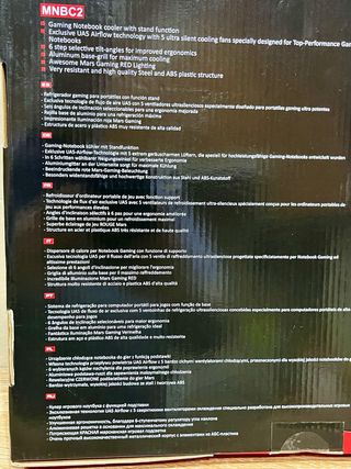 MARS GAMING MNBC2 NOTEBOOK COOLER REFRIGERADOR