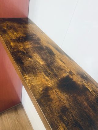 Estantería de pared madera marrón
