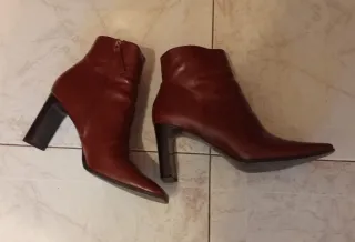 Botines Mango Marrones Talla 41