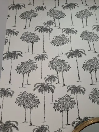 Papel pintado palmeras
