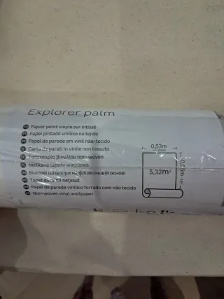 Papel pintado palmeras