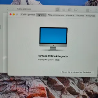 Imac 27 Apple Gris/Plata