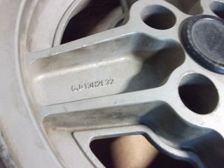 JUEGO DE DOS LLANTAS DE ALUMINIO FORD FIESTA XR2