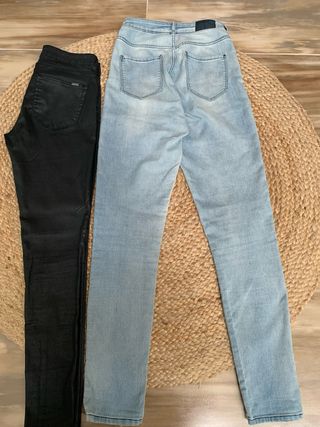 Set 2 Pantalones Pitillo Mango