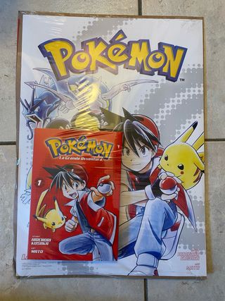 Pokemon 1 Manga Gazzetta con Poster