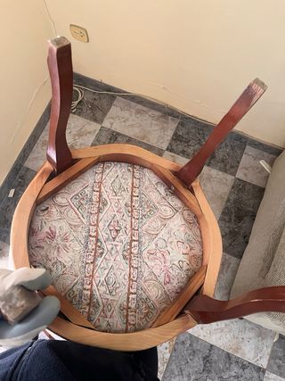 Sillón antiguo dormitorio