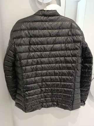 Chaqueta plumífero unisex negra XXL