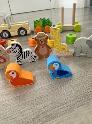 Tren de madera safari Trudi