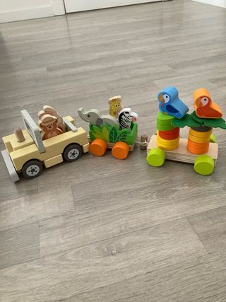 Tren de madera safari Trudi