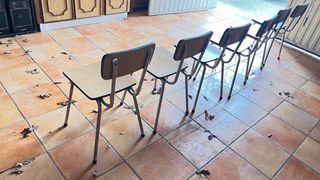 Sedie Vintage in Legno e Metallo