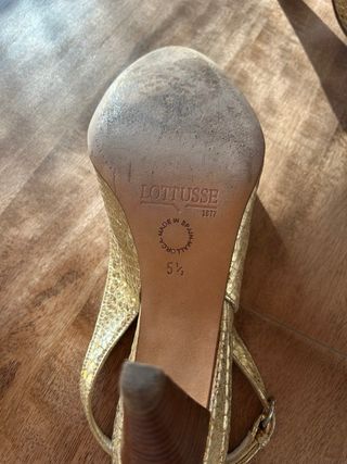 Zapatos Lottusse Talla 39 Dorados