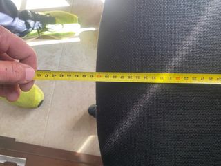 Silla de oficina ergonómica negra