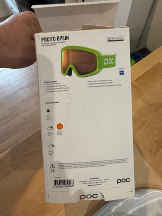 Gafas de nieve POC color verde lima