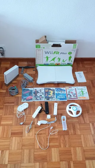 Pack wii con juegos y accesorios
