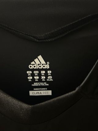 Camiseta Real Madrid 09/10 Adidas Negra Dorada