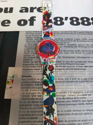 Coppia orologi swatch Sam Francis '93