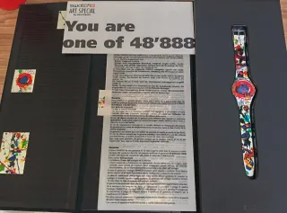 Coppia orologi swatch Sam Francis '93