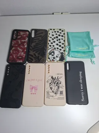 Samsung Galaxy A50 128GB Negro/Multicolor + fundas