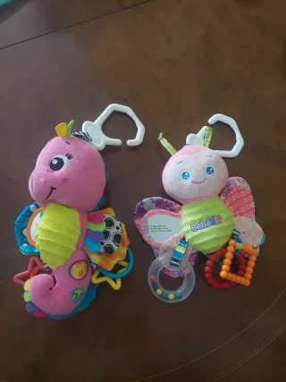 Colgantes Sonajeros Bebé Mariposa y caballito