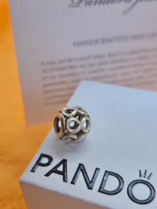 Charm Bola Infinito Pulsera Pandora Original Plata