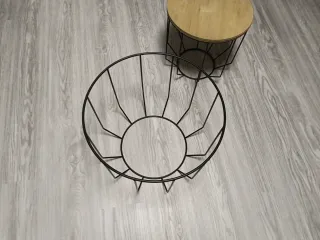 Set di Tavoli Ausiliari Stile Industriale