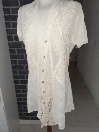 Blusón vintage viscosa