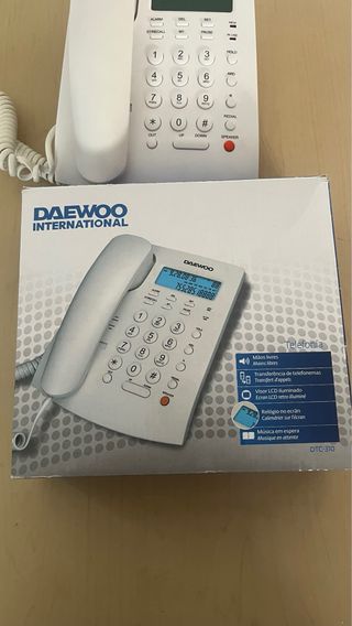 Teléfono Daewoo Blanco