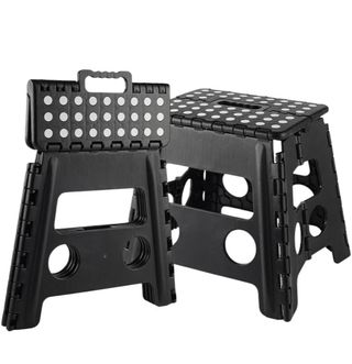 Taburete Plegable Negro 39 cm