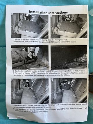 Soporte ISOFIX nuevo para coche