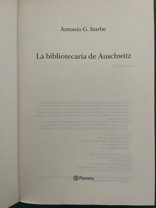 La bibliotecaria de Auschwitz