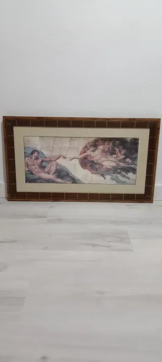 Cuadro La Creación de Adán