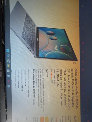 Portátil ASUS Intel Core i3 Gris