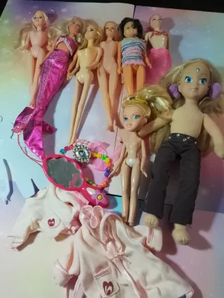 Lotto bambole vintage con Bratz Cloe