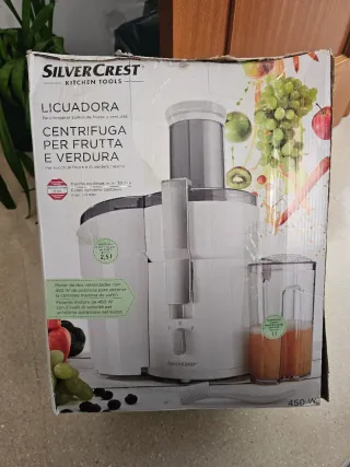Licuadora Silvercrest Centrifuga Frutas y Verduras