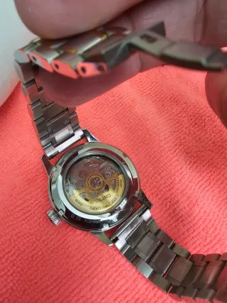 Reloj Seiko Presage Automático Oro/Plata