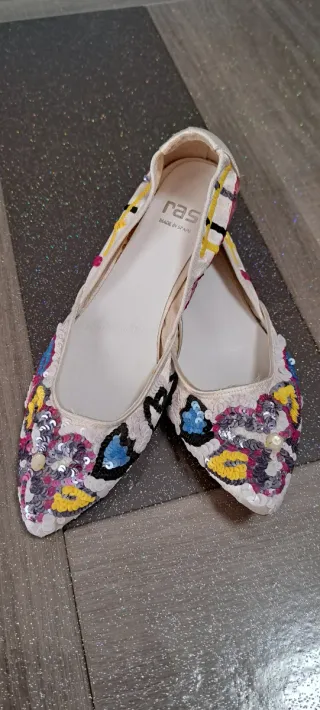 Ballerine ras donna multicolor