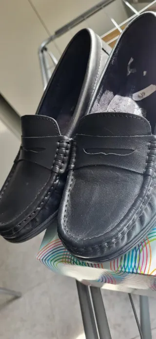 Mocasin Negro Talla 37