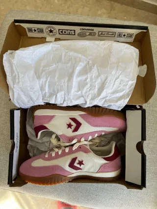 Zapatillas Converse Run Star Trainer Rosa/Blanco