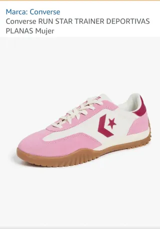 Zapatillas Converse Run Star Trainer Rosa/Blanco