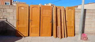 5 Puertas Madera Nuevas 71.5x202cm