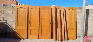 5 Puertas Madera Nuevas 71.5x202cm